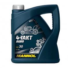 4 -Takt AGRO Моторное масло для четырехтактных двигателей садовой техники SAE 30 API SG (4л.) MANNOL