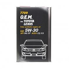 Масло моторное синт. Mannol O.E.M. Toyota Lexus 7709 SM/CF SAE 5W30 1л