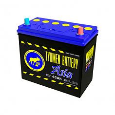 АКБ 6ст-45L Тюмень ASIA   R  (Узкий Тонк. Кл.)