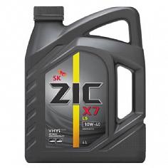 Масло моторное синт. ZIC X7 LS SAE 10W40 4л.