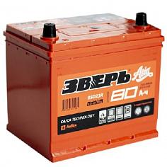АККУМУЛЯТОРНАЯ БАТАРЕЯ 80 АЧ ЗВЕРЬ ASIA (85D23R) П/П