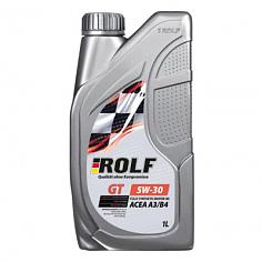 Масло моторное синт. ROLF GT SAE 5W30 SN/CF 1л пластик