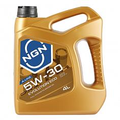 Масло моторное синт. NGN A-Line Evolution ECO SAE 5W30 SN 4л.