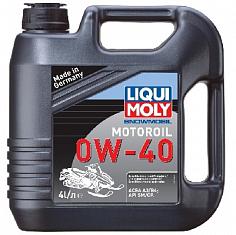 Масло моторное синт. Liqui Moly Snowmobil Motoroil для снегоходов 0W40 4л