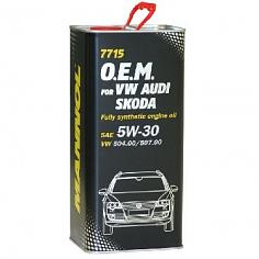масло мот. синт. MANNOL O.E.M. Audi Scoda 5W/30 (1л.) SN/CF