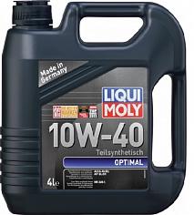 Масло моторное п/с.Liqui Moly Optimal SAE 10W40 4л.