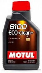 Масло моторное синт.Motul Авто 8100 Eco CLean Plus C1 SAE 5W30 1л