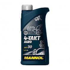 4 -Takt AGRO Моторное масло для четырехтактных двигателей садовой техники SAE 30 API SG (1л.) MANNOL