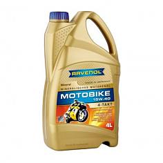 Моторное масло RAVENOL Motobike 4-T Mineral 15W-40 (4л) new