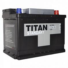 АКБ Титан Standart - 62 А/ч о/п Россия