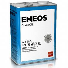 Масло трансм.п/c.Eneos Gear Oil SAE 75W90 GL5 4л.