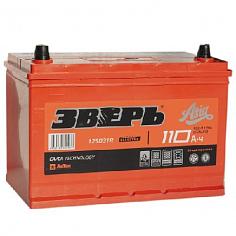 АККУМУЛЯТОРНАЯ БАТАРЕЯ 110 АЧ ЗВЕРЬ ASIA (125D31R) П/П