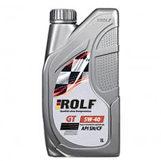 Масло моторное синт. ROLF GT SAE 5W40 SN/CF 1л пластик