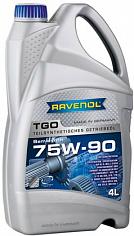 Масло трансм.п/с.Ravenol TGO SAE 75W90 Gl5 4л.