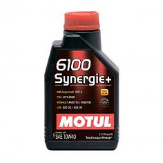Масло моторное п/с.Motul Авто 6100 Synergie Plus SAE 10W40 1л.