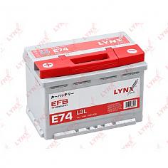 Аккумулятор LYNX EFB L3L, 75 Ah, 700 A, прямая
