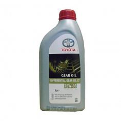 Масло трансмиссионное TOYOTA Differential Gear Oil LT SAE 75W85 1л.