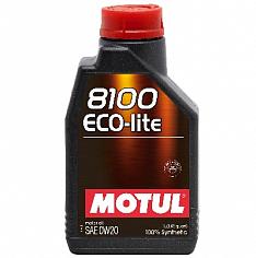 Масло моторное синт.Motul Авто 8100 ECO-Lite SAE 0W20 1л.