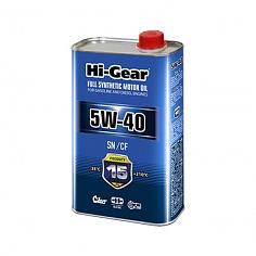 Масло моторное синт. HI-GEAR SN/CF 5W40 1л