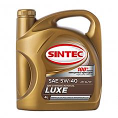 Масло моторное п/с. SINTEC Люкс 5W40 4л.