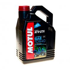 Масло моторное мин. Motul ATV-UTV 4T SAE 10W40 4л