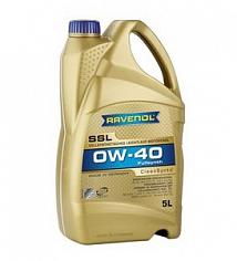 Масло моторное синт.Ravenol SSL SAE 0W40 5л.
