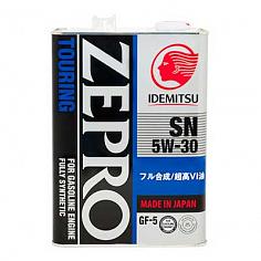 Масло моторное синт. IDEMITSU ZEPRO TOURING F-S SN/GF5 SAE 5W30 4л