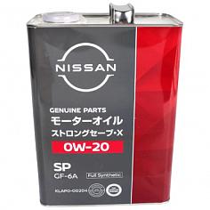Масло моторное Nissan Strong Save X SP/GF-6A SAE 0W20 4л
