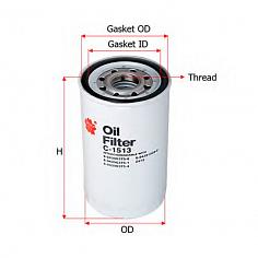 Фильтр масляный 6HE1,6HH1