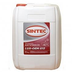 Антифриз SINTEC Lux G12 красный 10кг
