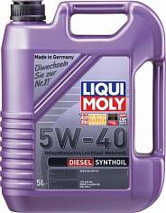 Масло моторное синт. Liqui Moly Diesel Synthoil SAE 5W40 5л