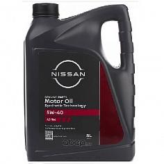 Масло моторное синт.Nissan SAE 5W40 5л.