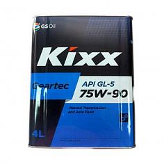 Масло трансм. Kixx Geartec GL-5 75W90 4л.