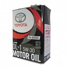 Масло для дизельных двигателей Toyota Diesel Oil DL-1 5W30 4л