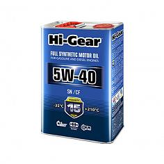 Масло моторное синт. HI-GEAR SN/CF 5W40 4л