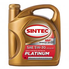 Масло моторное синт. SINTEC PLATINUM SL/CF 5W30 4л.