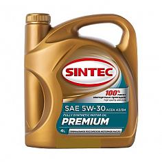 Масло моторное синт. Sintec Premium 9000 5W30 A3/B4 SL/CF 4л
