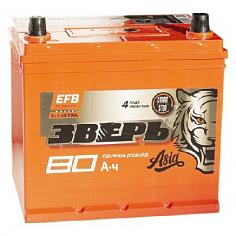 АККУМУЛЯТОРНАЯ БАТАРЕЯ 80 ЗВЕРЬ АЗИЯ EFB (85D23L) О/П