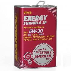 Масло моторное синт. Mannol Energy Formula JP SAE 5W30 4л. *