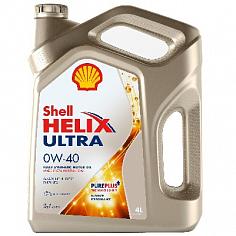Масло моторное синт.Shell Helix Ultra SAE 0W40 4л.