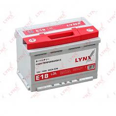 Аккумулятор Lynx 74 Ah, 660 A, п/п