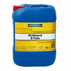Масло моторное для 2Т лод.моторов Ravenol Outboard 2T Mineral 10л
