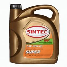 Масло моторное п/с. SINTEC Супер 10W40 4л.