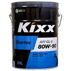 Масло трансмиссионное Kixx Geartec GL-5 80W-90 20L