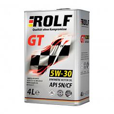 Масло моторное синт. ROLF GT SAE 5W30 4л