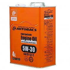 Масло моторное Autobacs Engine Oil FS 5W30 SN/CF/GF-5, 4л